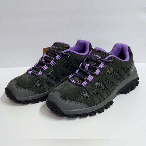 BEARPAW Grey Wolf Hiking Shoes Women's size 9 NEW!! 🔥 💜 - Picture 2 of 8